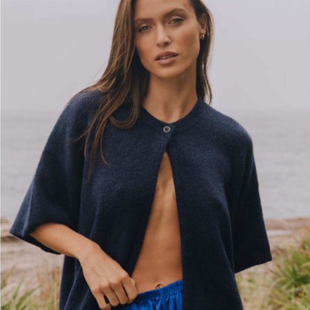 Daily Drills Navy Blue Cardigan